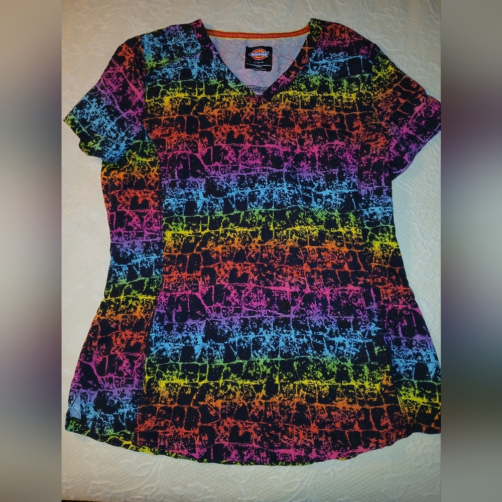 Dickies Scrubs Multicolor Top Size S